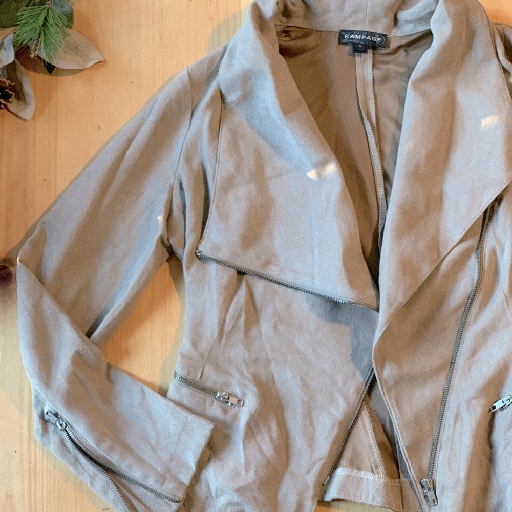 Rampage Suede Style Moto Jacket